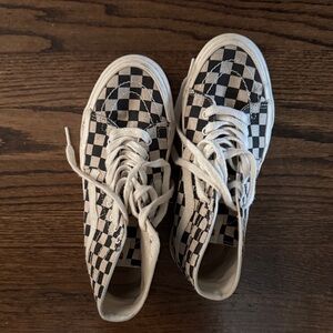 Vans Checkered High-Top Sneakers